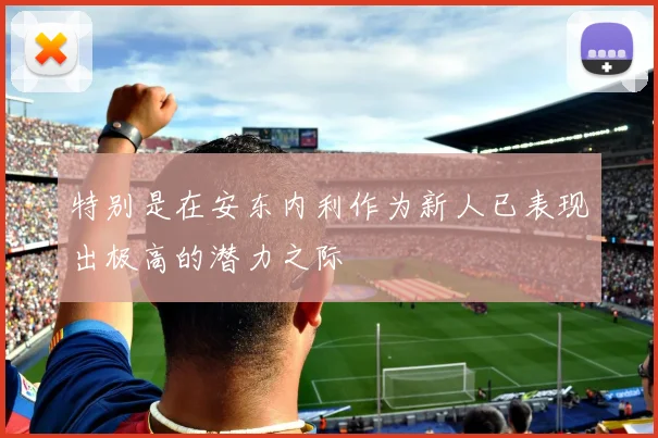 特别是在安东内利作为新人已表现出极高的潜力之际